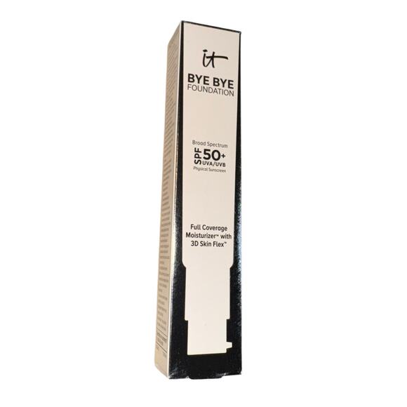 IT Cosmetics Bye Bye Foundation Full Coverage Moisturizer SPF 50 Fair 2027 EXP - Picture 1 of 6